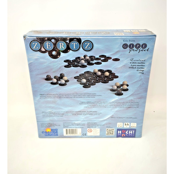 Rare Zertz - Rio Grande Games Kris Butm gipf project Brand New fast shipping - Picture 2 of 5
